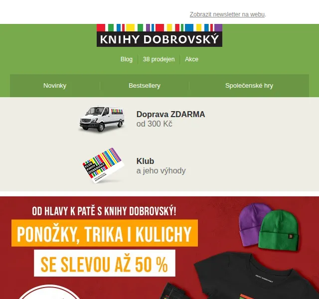 KnihyDobrovsky.cz: Slevy na knihy až 50 % – červen 2026 | Nuslet.cz