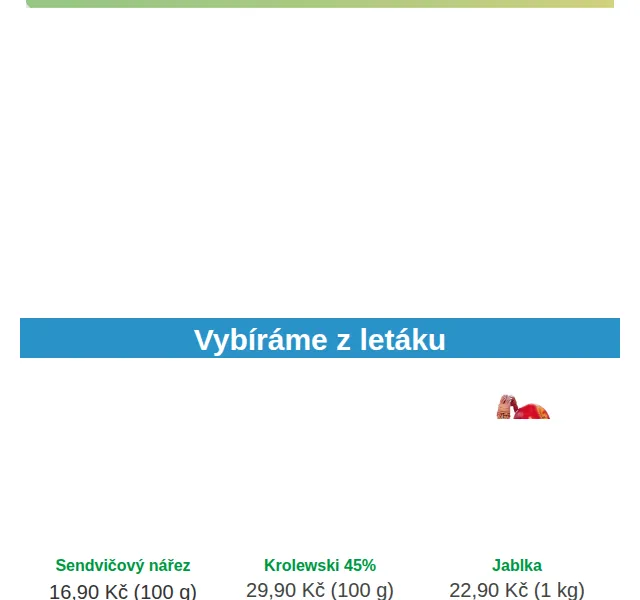 Váš HRUŠKA tým: Sendvičový nářez 16,90 Kč, Semtex – červenec 2026 | Nuslet.cz