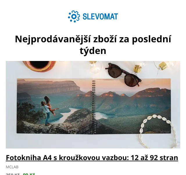 Slevomat: Fotoknihy až -62 % – květen 2026 | Nuslet.cz