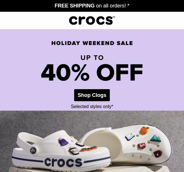 Crocs: sleva až 40 % na pantofle – červen 2026 | Nuslet.cz