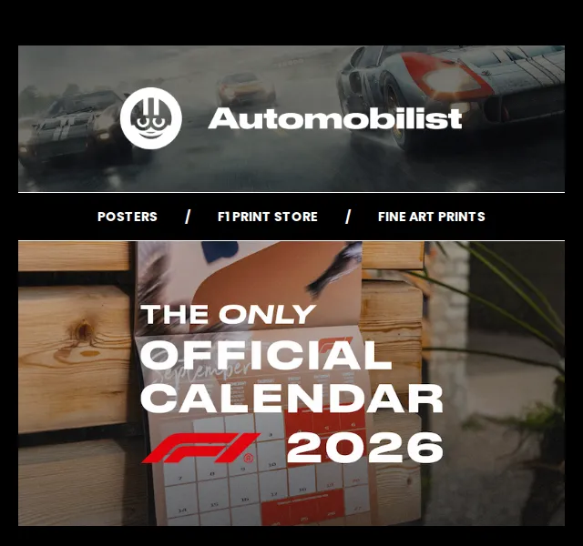 Automobilist: Oficiální F1 2026 kalendář za $19.90 – červenec 2026 | Nuslet.cz
