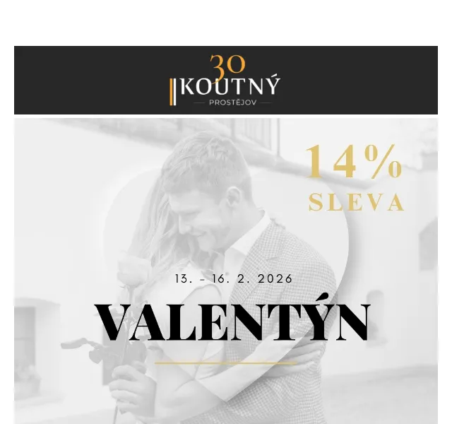 Koutný spol. s r.o.: -14 % na pánskou módu – únor 2026 | Nuslet.cz