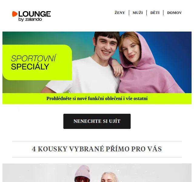 Lounge by Zalando: slevy až 75 % na módu i sport – červen 2026 | Nuslet.cz