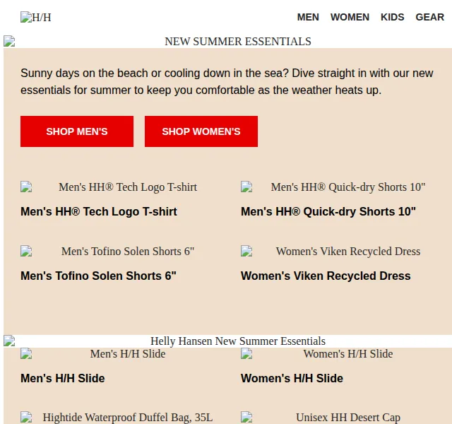 Helly Hansen: letní plážová kolekce – červenec 2026 | Nuslet.cz