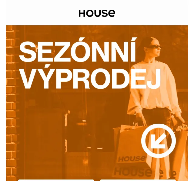 HOUSE: Sezonní výprodej až 60% slevy – červenec 2026 | Nuslet.cz