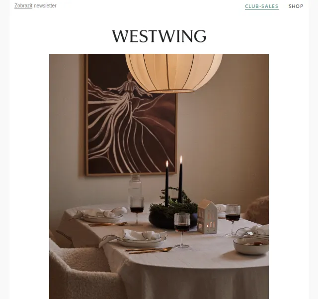 Westwing: Scandi Winter kolekce a dárky k Vánocům – červenec 2026 | Nuslet.cz