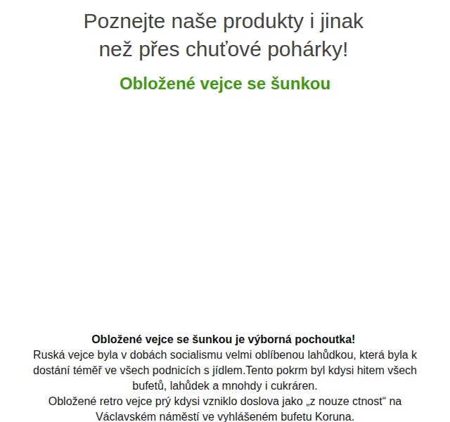 Váš HRUŠKA tým: Obložené vejce se šunkou – červenec 2026 | Nuslet.cz