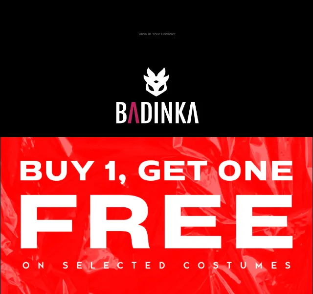 BADINKA: BUY 1 GET 1 FREE – Halloween Bestsellers | Nuslet.cz