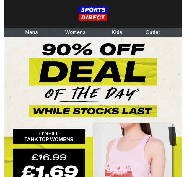 Sportsdirect.com: Den za 1,69 £ – červen 2026 | Nuslet.cz