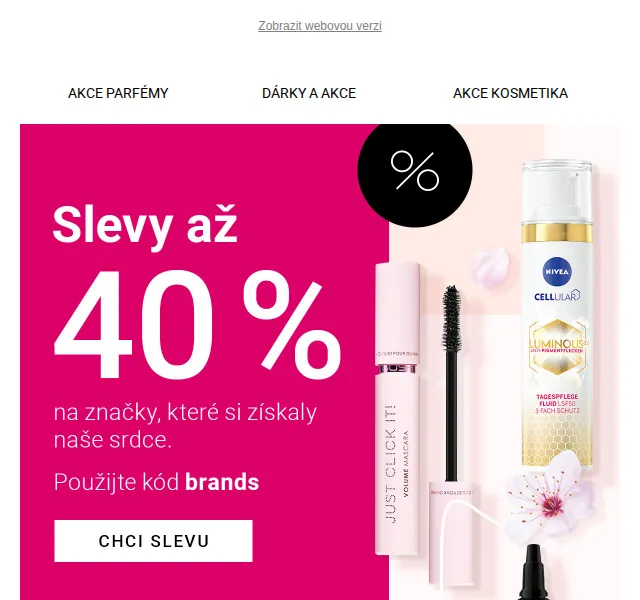 Notino: Až 40% sleva na parfémy a kosmetiku – červen 2026 | Nuslet.cz