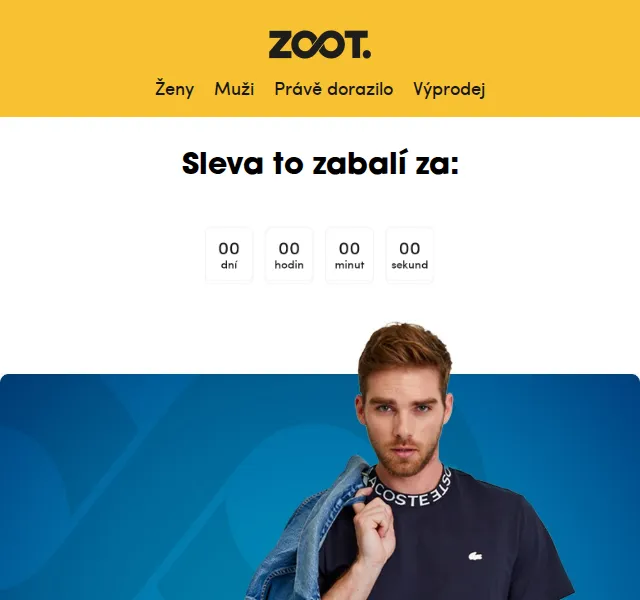 ZOOT: Extra 20% sleva na vše – červen 2026 | Nuslet.cz