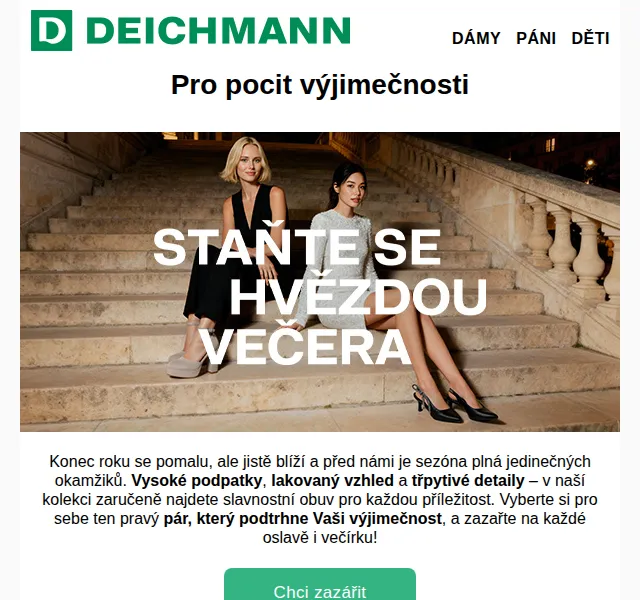 DEICHMANN: slavnostní obuv od 849 Kč – červen 2026 | Nuslet.cz