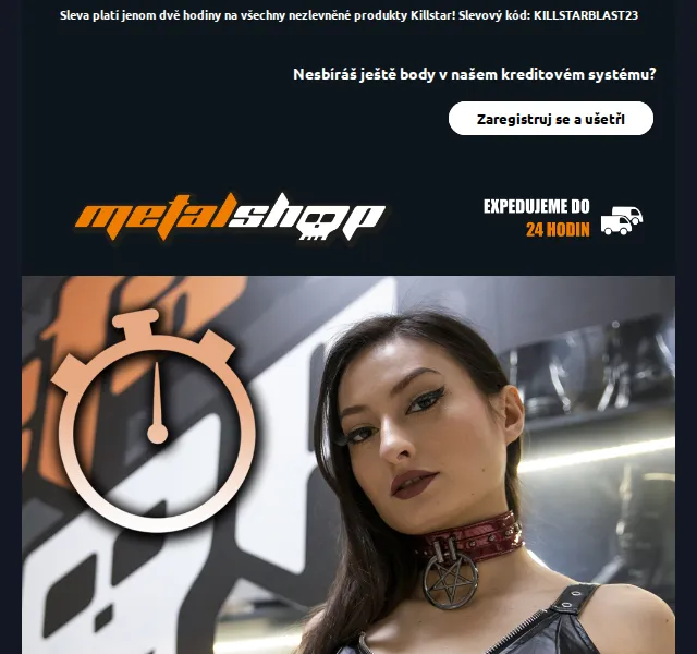 METALSHOP: 15% sleva na Killstar – červenec 2026 | Nuslet.cz