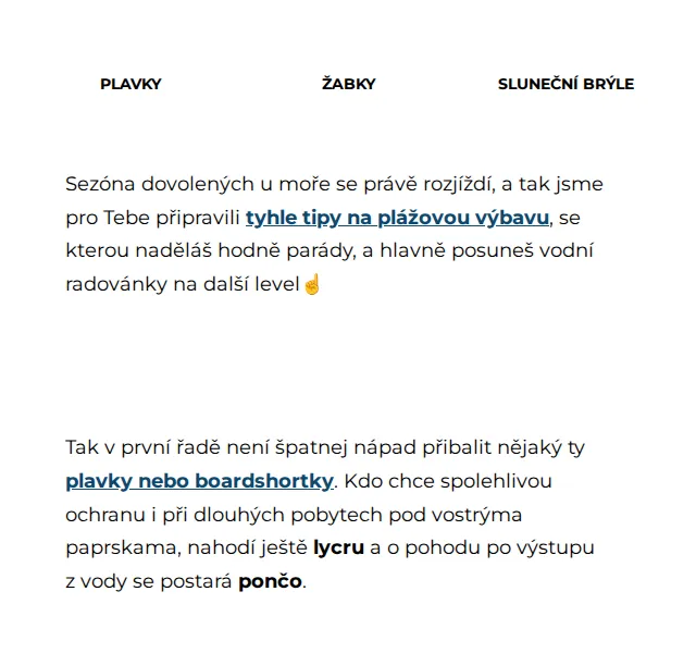 SNOWBOARD ZEZULA: plavky, žabky, sluneční brýle – červenec 2026 | Nuslet.cz