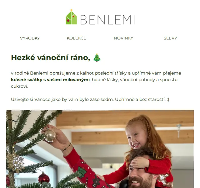 Michal z rodiny Benlemi: povánoční slevy až 50 % – prosinec 2023 | Nuslet.cz