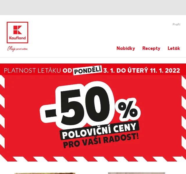 Kaufland: Poloviční ceny jablek a toaletního papíru – leden 2022 | Nuslet.cz