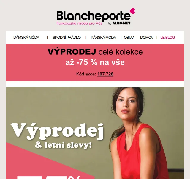 Blancheporte: Overaly sleva až 50 % – červenec 2023 | Nuslet.cz