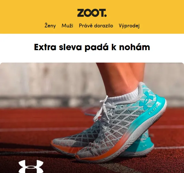 ZOOT: Under Armour obutí s extra 20% slevou – červenec 2026 | Nuslet.cz