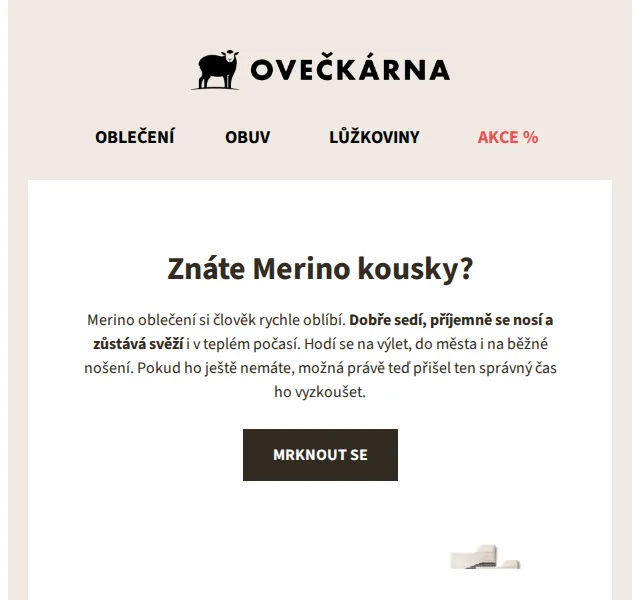 Ovečkárna: Merino oblečení od 499 Kč – červenec 2026 | Nuslet.cz