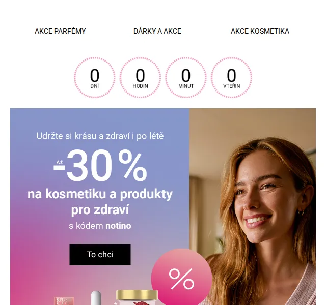 Notino: Až 30% sleva na kosmetiku a parfémy – září 2026 | Nuslet.cz