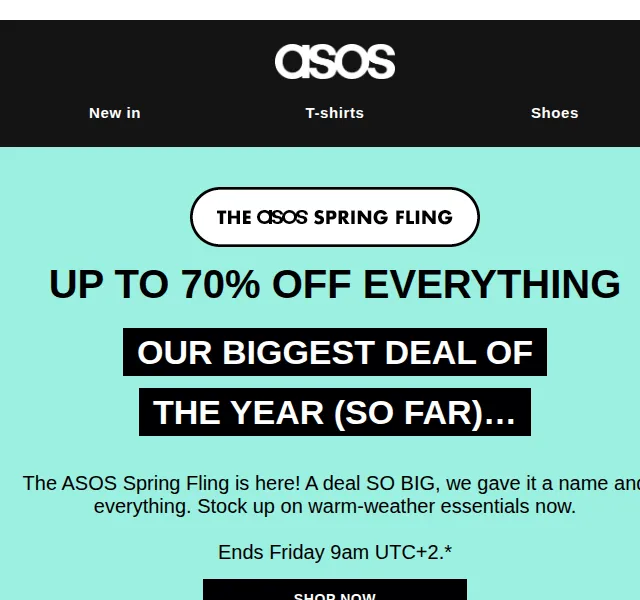 ASOS: Až 70% sleva na vše – červen 2026 | Nuslet.cz