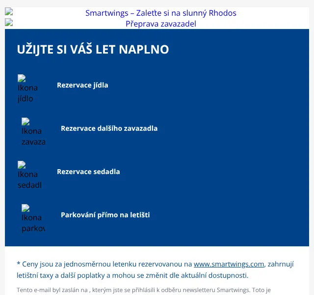 Smartwings: Letenky na Rhodos již od 2 944 Kč – květen 2026
