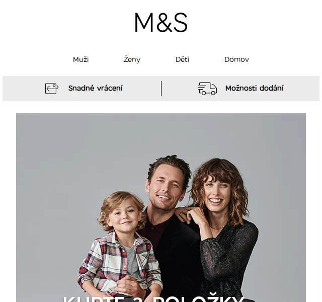 Marks and Spencer: 20% sleva na oblečení a domácí potřeby – červen 2026 | Nuslet.cz