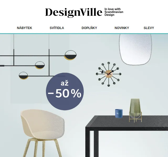 DesignVille: Winter Sale až 50 % – červen 2026 | Nuslet.cz