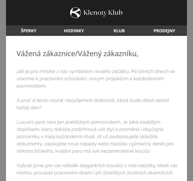 Klenoty Aurum: Luxusní pera k návratu do kanceláře