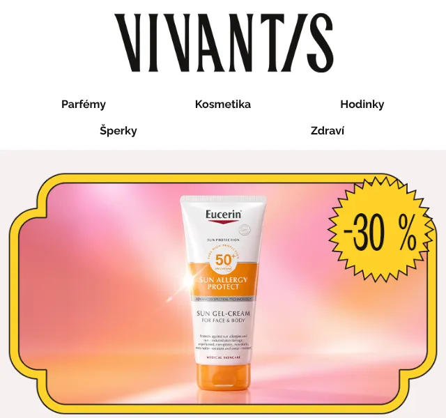 Vivantis: Eucerin -30 % – červenec 2026 | Nuslet.cz