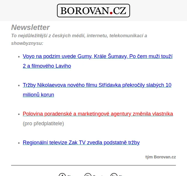 Aleš Borovan: Voyo, Střídavka, agentura – červen 2026 | Nuslet.cz