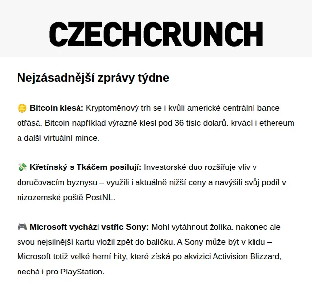 CzechCrunch: Novak Djoković investuje do léku proti covidu – červen 2026 | Nuslet.cz