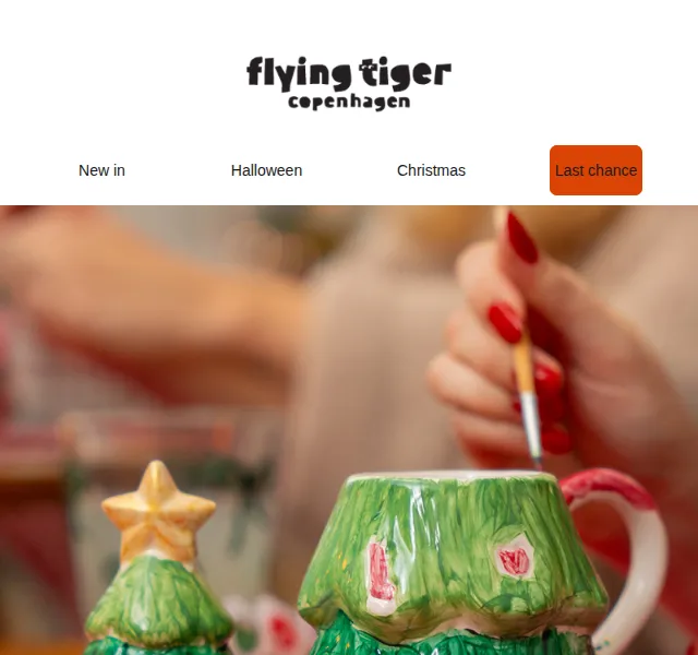 Flying Tiger Copenhagen: Vánoční hrnek na malování zpět – červenec 2026 | Nuslet.cz