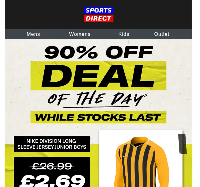 Sportsdirect.com: 90% sleva Nike dres – červen 2026 | Nuslet.cz