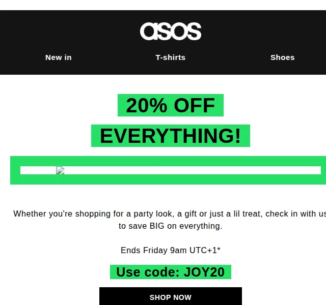 ASOS Sale: 20% sleva na vše – červen 2026 | Nuslet.cz
