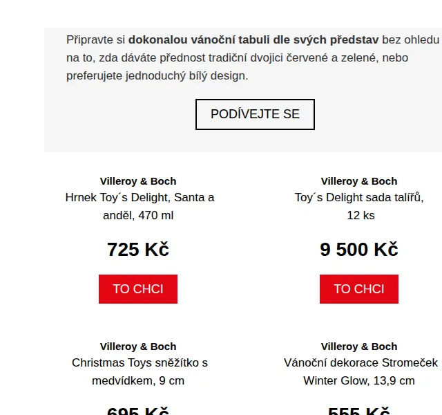 Potten & Pannen: Vánoční limitovaná edice Villeroy & Boch – červenec 2026 | Nuslet.cz