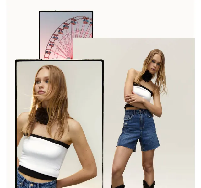 Stradivarius: Letní off-shoulder topy a džíny – červenec 2026 | Nuslet.cz