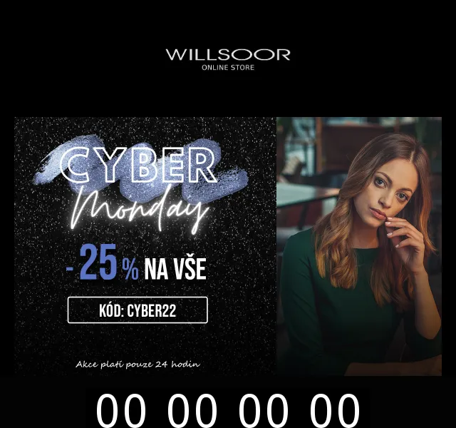 Košile Willsoor: Cyber Monday - 25 % na vše – červen 2026 | Nuslet.cz