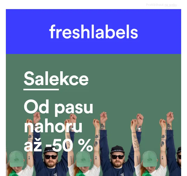 Freshlabels: Slevy až 50 % na trička, mikiny a bundy – červen 2026 | Nuslet.cz