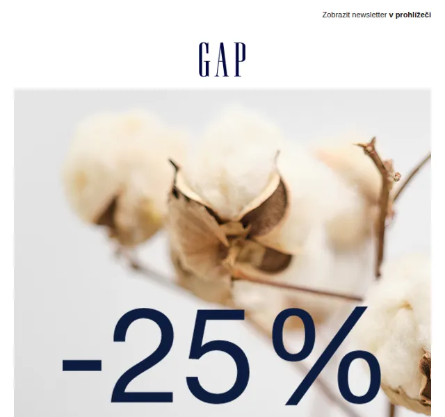 GAPstore.cz: Gap for Good s extra slevou až 25 % – červen 2026 | Nuslet.cz