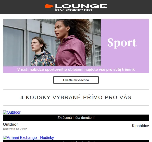 Lounge by Zalando: Armani Exchange, NA-KD, Puma – slevy až 80 % | Nuslet.cz