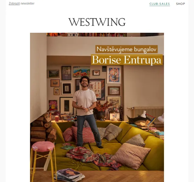 Westwing: Boris Entrup design – červenec 2026 | Nuslet.cz