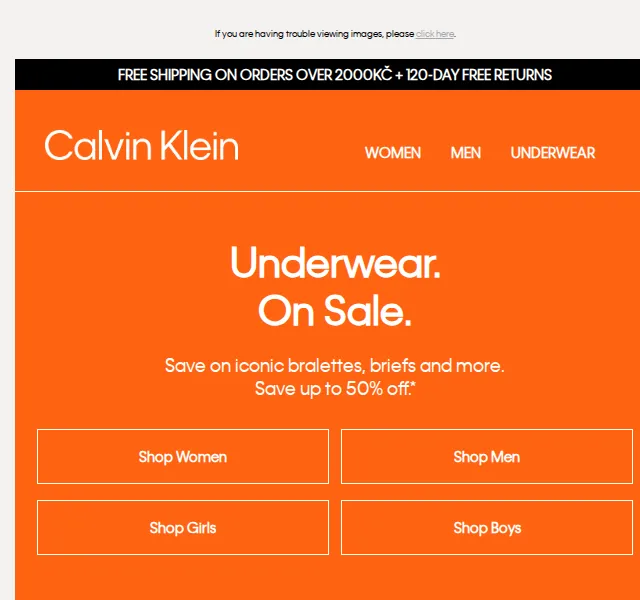 Calvin Klein: Až 50% sleva na spodní prádlo – červenec 2026 | Nuslet.cz
