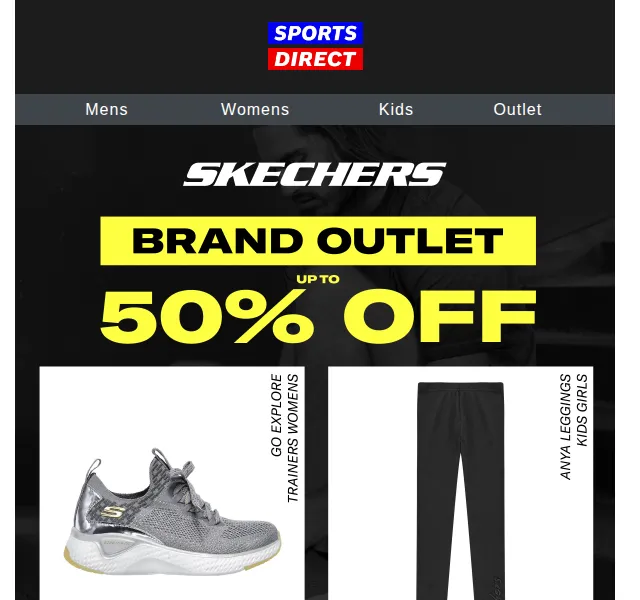 Sportsdirect: Sleva až 50 % na Skechers – červen 2026 | Nuslet.cz