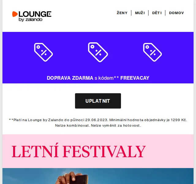 Lounge by Zalando: festivalová móda až 80% – červenec 2026 | Nuslet.cz