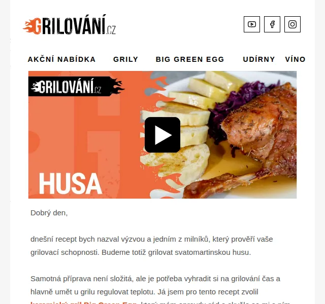 Grilování.cz: Gril Big Green Egg Medium za 35 352 Kč – červen 2026 | Nuslet.cz
