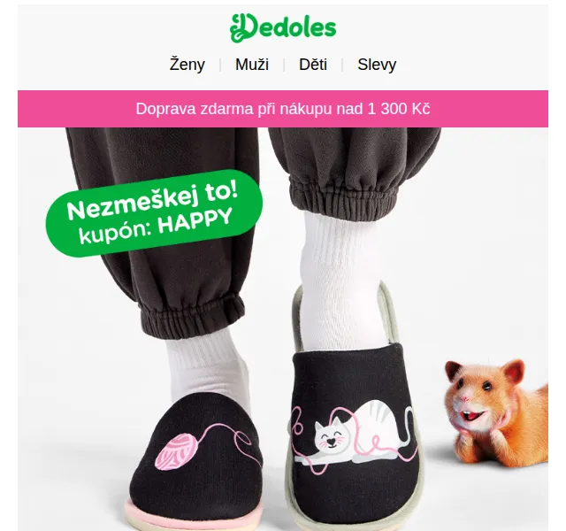 Dedoles.cz: 30% sleva na obuv – červenec 2026 | Nuslet.cz