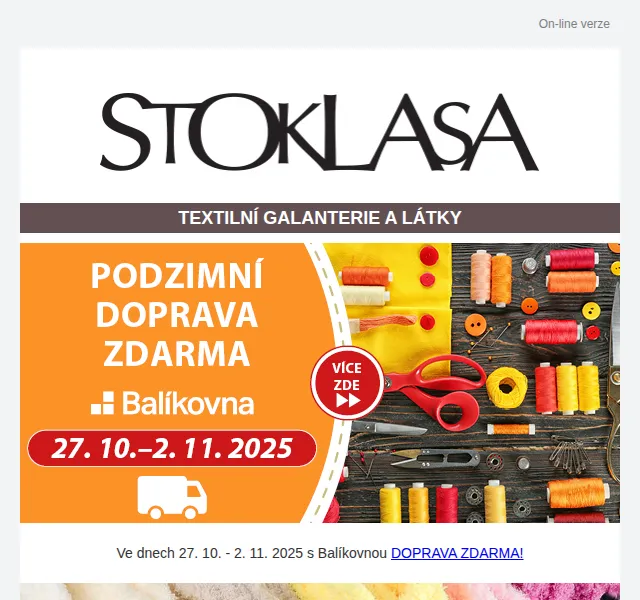 Stoklasa: Doprava zdarma a chlupaté drátky – červenec 2026 | Nuslet.cz