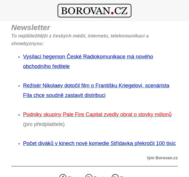Aleš Borovan: Novinky z byznysu, telekomunikací a kultury – červen 2026 | Nuslet.cz