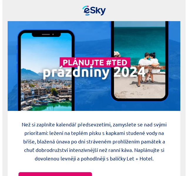 eSky.cz: Let + Hotel od 4 038 Kč – červenec 2026 | Nuslet.cz
